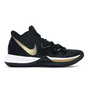 Nike �i�C�L �����Y �X�j�[�J�[ �yNike Kyrie 5 Black Metallic Gold�z �T�C�Y US_8.5(26.5cm) Black/Metallic Gold-White