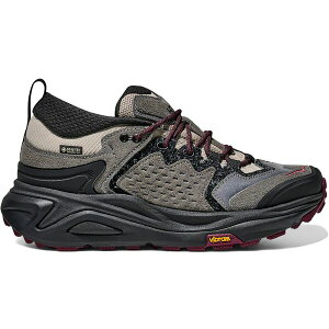 Hoka One One �z�J�I�l�I�l �����Y �X�j�[�J�[ �yHoka One One Kaha 3 Low Gore-Tex Black Stone Fruit�z �T�C�Y US_8.5(26.5cm) Black/Stone Fruit