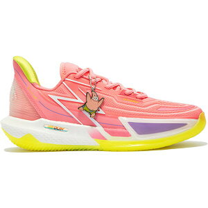 361 Degrees 361�f�B�O���[ �����Y �X�j�[�J�[ �y361 Degrees BIG3 4.0 Quick Pro SpongeBob SquarePants Patrick Star�z �T�C�Y US_9(27.0cm) Pink/Yellow/Violet