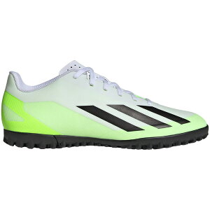 adidas �A�f�B�_�X �����Y �X�j�[�J�[ �yadidas X Crazyfast.4 Turf Cloud White Core Black Lucid Lemon�z �T�C�Y US_10.5(28.5cm) Cloud White/Core Black/Lucid Lemon