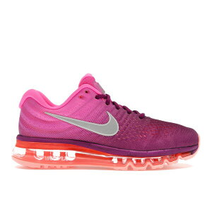 Nike �i�C�L ���f�B�[�X �X�j�[�J�[ �yNike Air Max 2017 Bright Grape Fire Pink (Women's)�z �T�C�Y US_8(25.0cm) Bright Grape/White-Fire Pink