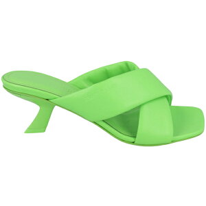 Ferragamo �t�F���K�� ���f�B�[�X �X�j�[�J�[ �yFerragamo Aldura Heel Sandals Green (Women's)�z �T�C�Y US_5(22.0cm) Green
