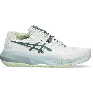 ASICS �A�V�b�N�X ���f�B�[�X �X�j�[�J�[ �yASICS Gel-Resolution X Clay White Monument Blue (Women's)�z �T�C�Y US_6(23.0cm) White/Monument Blue