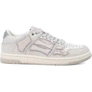 AMIRI �A�~�� ���f�B�[�X �X�j�[�J�[ �yAMIRI Skel Top Low Alabaster Glitter (Women's)�z �T�C�Y EU_40(25.5cm) Alabaster