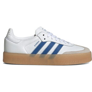 adidas �A�f�B�_�X ���f�B�[�X �X�j�[�J�[ �yadidas Sambae White Blue Clear Sky (Women's)�z �T�C�Y US_6(23.0cm) Cloud White/Blue/Clear Sky