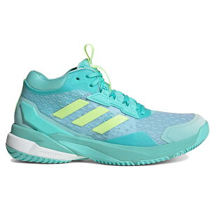 adidas �A�f�B�_�X ���f�B�[�X �X�j�[�J�[ �yadidas Crazyflight 6 Mid Indoor Flash Aqua Hi-Res Yellow (Women's)�z �T�C�Y US_5(22.0cm) Flash Aqua/Hi-Res Yellow/Cloud White