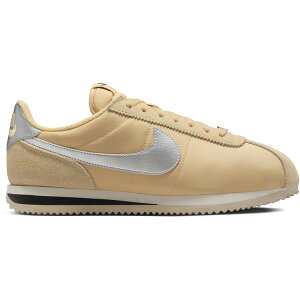 Nike �i�C�L ���f�B�[�X �X�j�[�J�[ �yNike Cortez Textile Sesame Light Orewood Brown Black Metallic Silver (Women's)�z �T�C�Y US_8.5(25.5cm) Sesame/Light Orewood Brown/Black/Metallic Silver