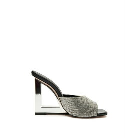 シュッツ レディース サンダル シューズ Women's Filipa Shine Wedge Slide Sandals Silver