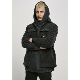 アーバン クラシックス メンズ ジャケット＆ブルゾン アウター CORDUROY SHIRT JACKET - Denim jacket - black