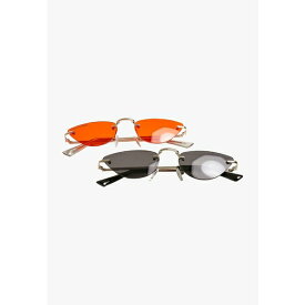 アーバン クラシックス メンズ サングラス・アイウェア アクセサリー UNISEX 2-PACK - Sunglasses - silver black gold orange