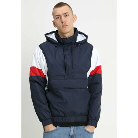 アーバン クラシックス メンズ ジャケット＆ブルゾン アウター 3-TONE PULL OVER - Light jacket - navy/white/fire red