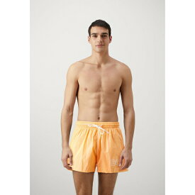 ボス メンズ サンダル シューズ MOONEYE - Swimming shorts - medium orange