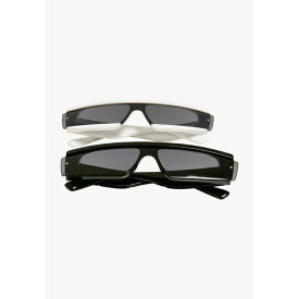 アーバン クラシックス メンズ サングラス・アイウェア アクセサリー ALABAMA 2-PACK - Sunglasses - black white
