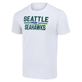 スターター メンズ Tシャツ トップス Seattle Seahawks Starter Mesh Team Graphic TShirt White