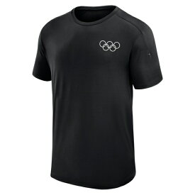 ファナティクス メンズ Tシャツ トップス Olympic Games Fanatics Branded Inspired Stack TShirt Black
