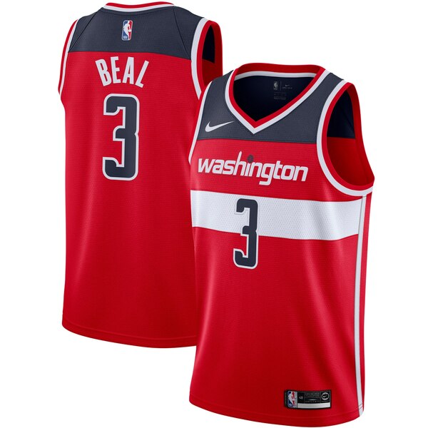 安全Shopping ナイキ メンズ ユニフォーム トップス Bradley Beal Washington Wizards Nike 2019 2020 Swingman Jersey  Icon Edition Red