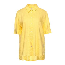 【送料無料】 トミー ヒルフィガー レディース シャツ トップス Shirts Yellow