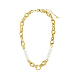 スターリングフォーエバー レディース ネックレス・チョーカー・ペンダントトップ アクセサリー Ivanna Imitation Pearl Necklace Gold