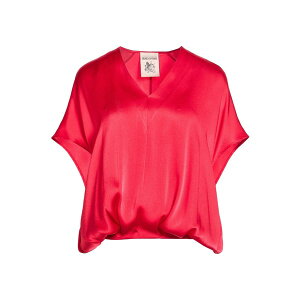 �y���������z �Z�~�N�`���[�� ���f�B�[�X T�V���c �g�b�v�X Tops Red