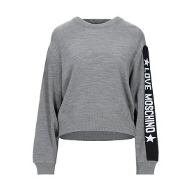 【送料無料】 ラブ モスキーノ レディース ニット&セーター アウター Sweaters Grey
