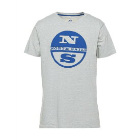 【送料無料】 ノースセール メンズ Tシャツ トップス T-shirts Grey