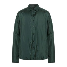 アスペジ メンズ シャツ トップス Shirts Dark green