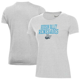 アンダーアーマー レディース Tシャツ トップス Hudson Valley Renegades Under Armour Women's Performance TShirt Gray