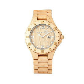 アースウッド メンズ 腕時計 アクセサリー Raywood Wood Bracelet Watch W/Date Khaki 47Mm Khakitan