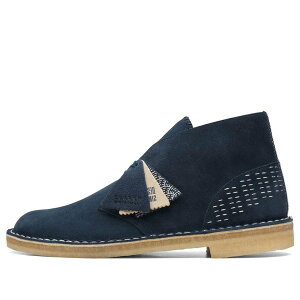 Clarks �N���[�N�X �����Y �X�j�[�J�[ �yClarks Desert Boots 'Sashiko Navy' 26169154�z �T�C�Y US_8(26.0cm)