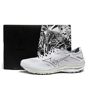 Mizuno �~�Y�m �����Y �X�j�[�J�[ �yMizuno Wave Rider 25 SP 'White Grey' J1GC217493(S-BOX)�z �T�C�Y US_6.5(24.5cm)
