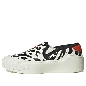 adidas �A�f�B�_�X ���f�B�[�X �X�j�[�J�[ Off White / Core Black / Burnt Cayenne �y(WMNS) adidas by Stella McCartney Court Slip-On Shoes 'Off White Black Burnt Cayenne' HP3210�z �T�C�Y US_6(23.0cm)