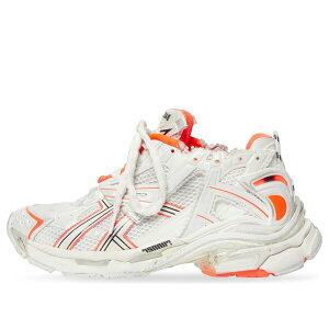 Balenciaga oVAK fB[X Xj[J[ White/Orange/Black y(WMNS) Balenciaga Runner Sneakers 'White Fluo Orange Mesh and Nylon' 677402W3RBM9770z TCY US_9(26.0cm)