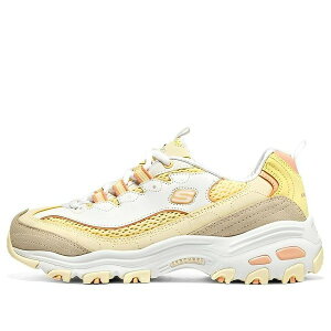 Skechers XPb`[Y fB[X Xj[J[ YELLOW/BROWN/WHITE y(WMNS) Skechers D'LITES 1.0 'Yellow' 896209-YLMTz TCY US_9(26.0cm)