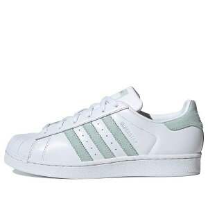 adidas AfB_X fB[X Xj[J[ White/Light Green y(WMNS) adidas Superstar 'White Vapour Green' EE7401z TCY US_7(24.0cm)