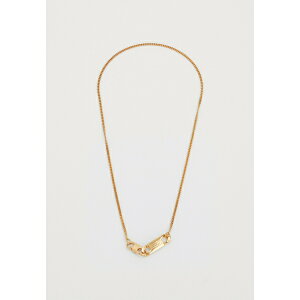 }^}WF fB[X lbNXE`[J[Ey_ggbv ANZT[ MIXED CHAIN NECKLACE - Necklace - yellow polished gold-coloured