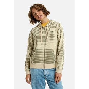 LV[ fB[X p[J[EXEFbgVc AE^[ PERFECT STRIPE - Zip-up sweatshirt - gld