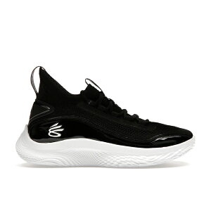 Under Armour �A���_�[�A�[�}�[ �����Y �X�j�[�J�[ �yUnder Armour Curry Flow 8 NM Black White�z �T�C�Y US_7(25.0cm) Black/White