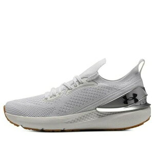 Under Armour �A���_�[�A�[�}�[ ���f�B�[�X �X�j�[�J�[ �y(WMNS) Under Armour Shift Tennis Shoes 'White Silver' 3027777-101�z �T�C�Y US_6(23.0cm)