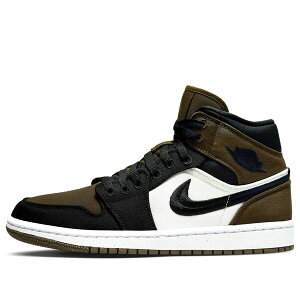 Jordan �W���[�_�� ���f�B�[�X �X�j�[�J�[ �y(WMNS) Air Jordan 1 Mid SE 'Olive Toe' DV0427-301�z �T�C�Y US_8(25.0cm)