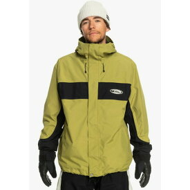 クイックシルバー メンズ バスケットボール スポーツ Snowboard jacket - green olive