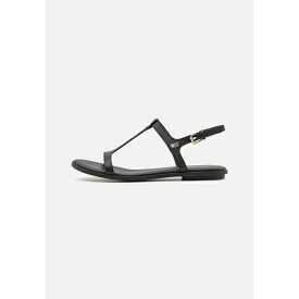 トミー ヒルフィガー レディース サンダル シューズ FLAT - Sandals - black