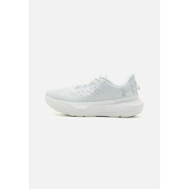 アンダーアーマー レディース ランニング スポーツ INFINITE PRO - Neutral running shoes - white/distant gray/halo gray