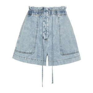 ���C���Y ���f�B�[�X �J�W���A���p���c �{�g���X Foster wide-leg denim shorts Blue