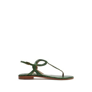 �}���p���~ ���f�B�[�X �T���_�� �V���[�Y Urban spin snakeskin sandals Green