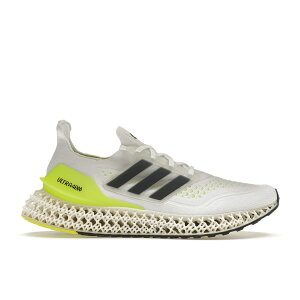 adidas �A�f�B�_�X �����Y �X�j�[�J�[ �yadidas Ultra 4DFWD White Solar Yellow�z �T�C�Y US_M_14 Cloud White/Core Black/Solar Yellow