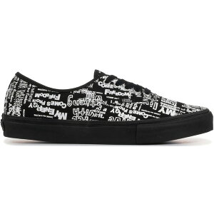 Vans �o���Y �����Y �X�j�[�J�[ �yVans Authentic Comme des Garcons Black Message�z �T�C�Y US_8(26.0cm) Black/Message