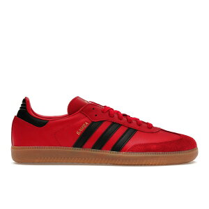 adidas �A�f�B�_�X �����Y �X�j�[�J�[ �yadidas Samba Team Bayern Munich�z �T�C�Y US_12(30.0cm) Team Power Red/Core Black/Gum