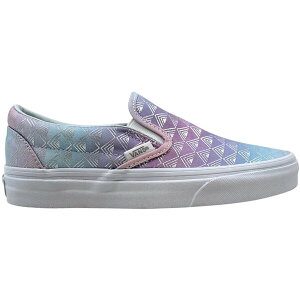 Vans �o���Y �����Y �X�j�[�J�[ �yVans Classic Slip-On Rainbow Geo�z �T�C�Y US_7(25.0cm) True White