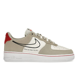 Nike �i�C�L �����Y �X�j�[�J�[ �yNike Air Force 1 Low First Use Light Sail Red�z �T�C�Y US_8.5(26.5cm) Light Stone/Black-Sail-University Red