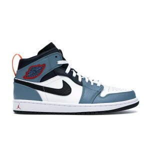 Jordan �W���[�_�� �����Y �X�j�[�J�[ �yJordan 1 Mid Fearless Facetasm�z �T�C�Y US_7(25.0cm) White/Black-Celestial Teal-Dark Obsidian